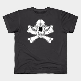Bear Skull and Bones Kids T-Shirt